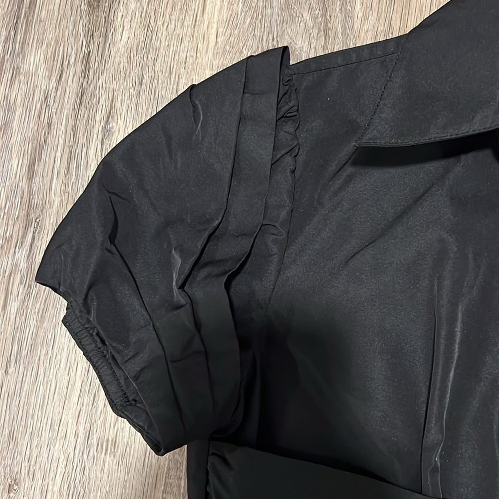 BCBGMAXAZRIA Puffy Sleeves Ruched Top​​​​ - Picture 4 of 13